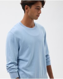 AERE - Lightweight Organic Cotton Crew Neck Knit Jumper