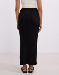 The Fated - Nessa Knit Midi Skirt