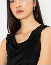 Karl Lagerfeld - Drapey Jersey Bodysuit