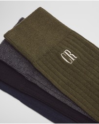Country Road - Cr Ribbed Crew Sock Pack Of 4