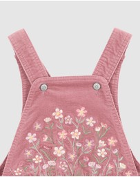 Bebe by Minihaha - Flossy Embroidered Cord Overalls 3-5 Yrs