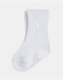Polo Ralph Lauren - Ribbed Crew Socks - Babies