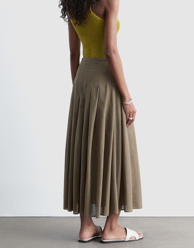 & Other Stories - Pleated Midi Skirt