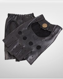 DENTS - Snetterton Fingerless Leather Driving Gloves