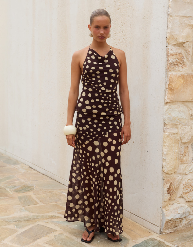 Runaway the Label - Doloris Low Waist Maxi Skirt