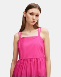 BOSS - Cotton Poplin Maxi Dress