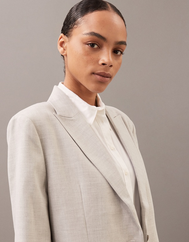 Calvin Klein - Melange Flannel Blazer