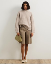 Atmos&Here - Charll Funnel Neck Knit Jumper