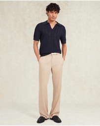 Che - Ripple Open Neck Polo