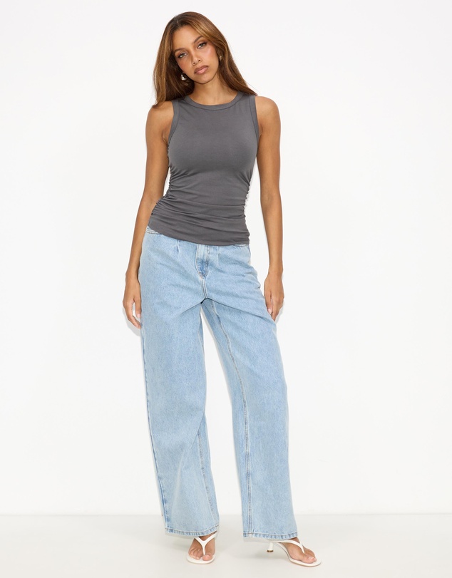 Dazie - Driftwood Cropped Tank Top