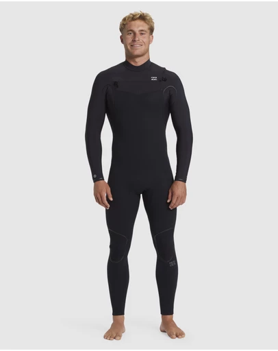 Billabong - Mens 3/2mm Furnace Natural Chest Zip Steamer Wetsuit