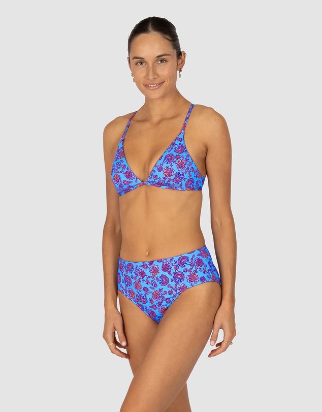 Baku Swimwear - Flamenco Longline Fixed Triangle Bikini Bra Top