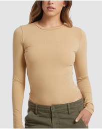 GUESS - GUESS JEANS Long Sleeve Bodysuit