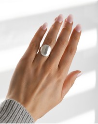 Von Treskow - Small Curved Coin Ring