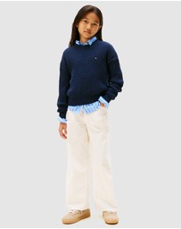 Tommy Hilfiger - Relaxed Cable Knit Jumper - Teens
