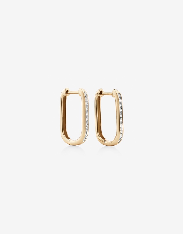 Michael Hill - Huggies with 0.22 Carat TW of Diamonds in 10kt Yellow Gold