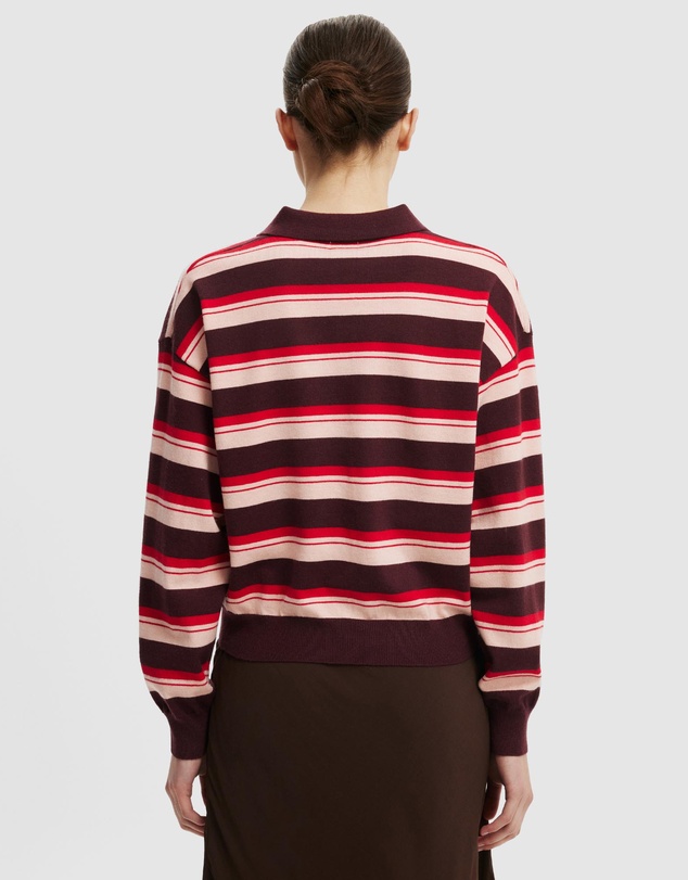 Cotton On - Boxy LS Polo Knit