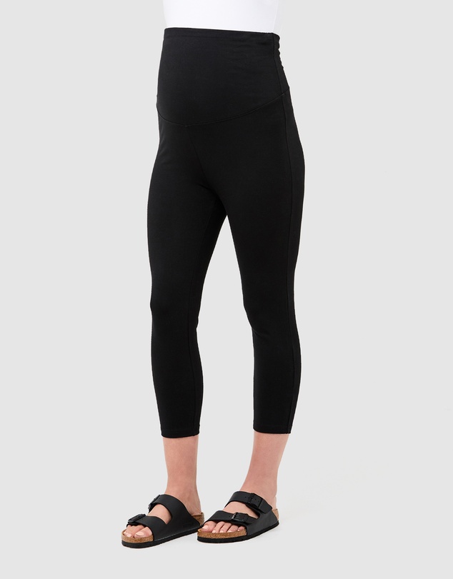 Ripe Maternity - Organic Over Bump 3/4 Legging