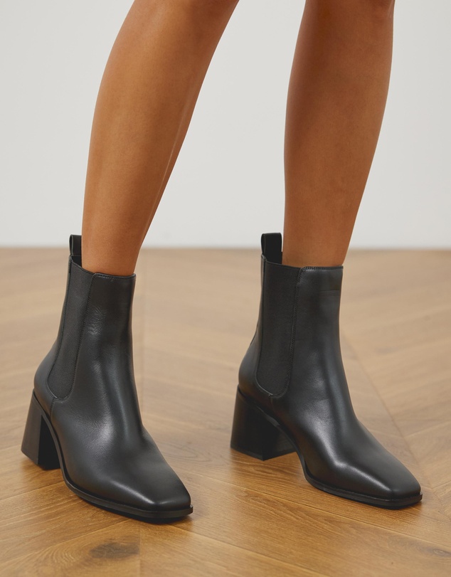 Atmos&Here - Quinn Leather Ankle Boots