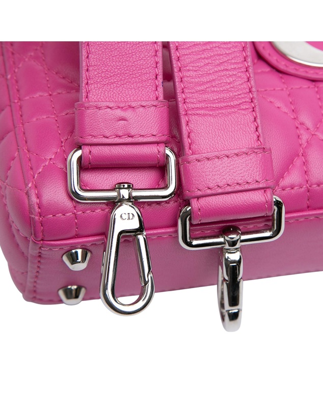 Pre-Loved by Azura Reborn - Pre-Loved Mini Lambskin Cannage Lady Dior