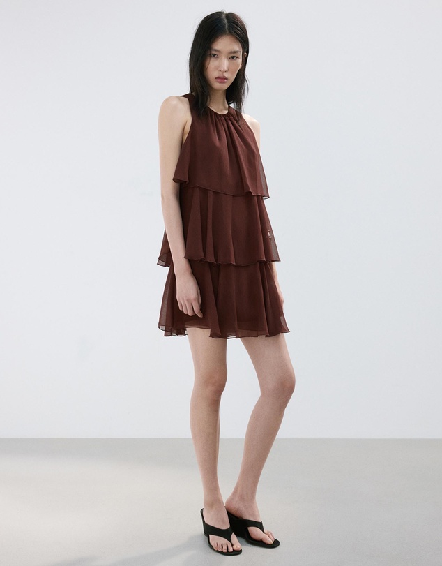 M.N.G - Short Ruffled Dress