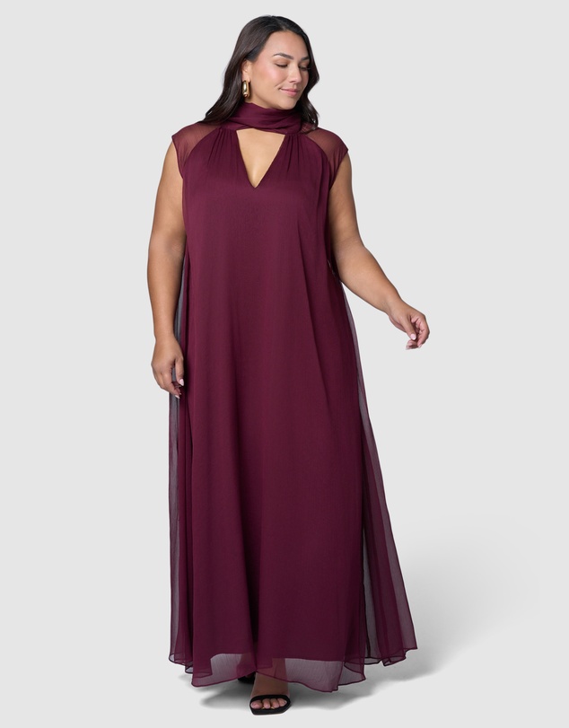 Pink Dusk by Curve Project - Intoxicating Maxi Dress