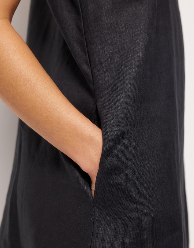 AERE - Ivy Linen Trapeze Mini Dress