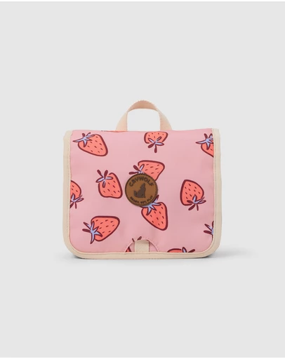 Crywolf - HANGING TOILETRY BAG Strawberry Splash