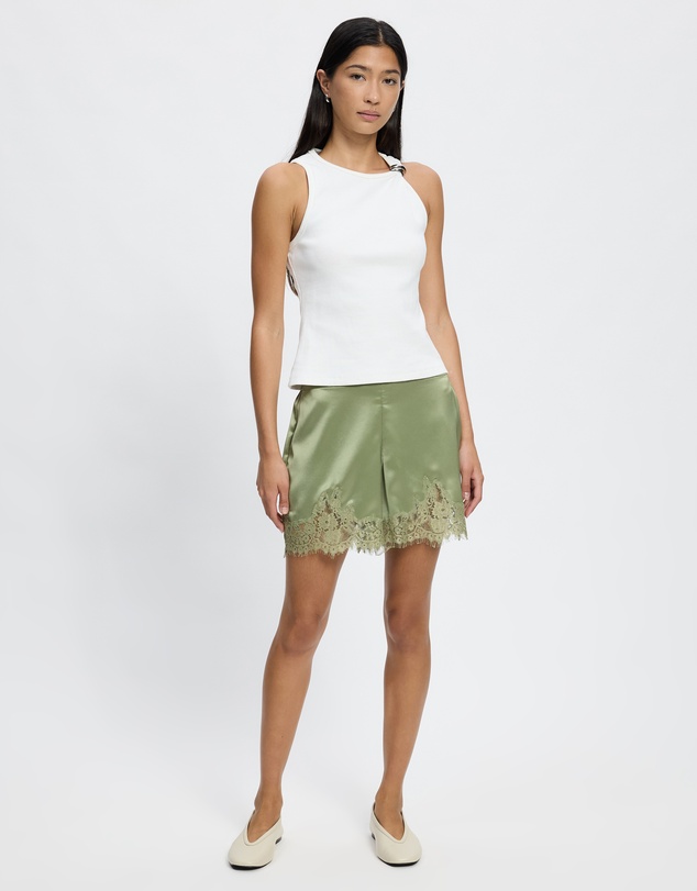 Reformation - Fern Satin Shorts