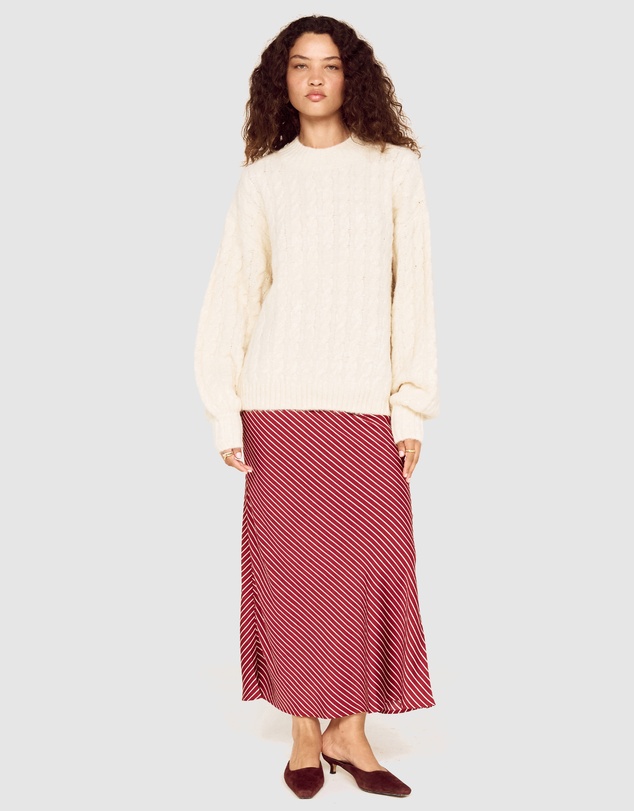 MINKPINK - Elika Cable Knit Jumper