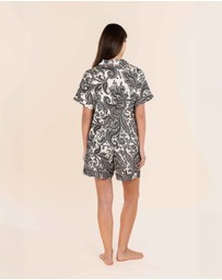 Gingerlilly - Daphne Cotton Sateen Short Set