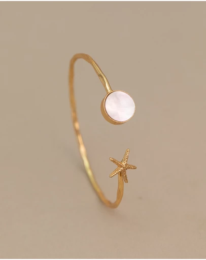 Meshca - Bayside Natural Pearl Cuff