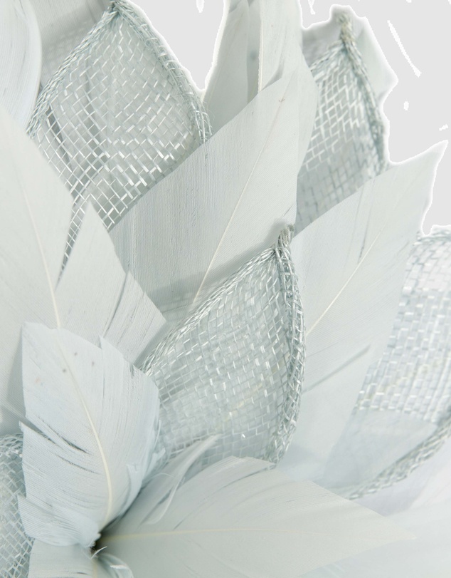 Max Alexander - Modern Flower Blue Racing Fascinator