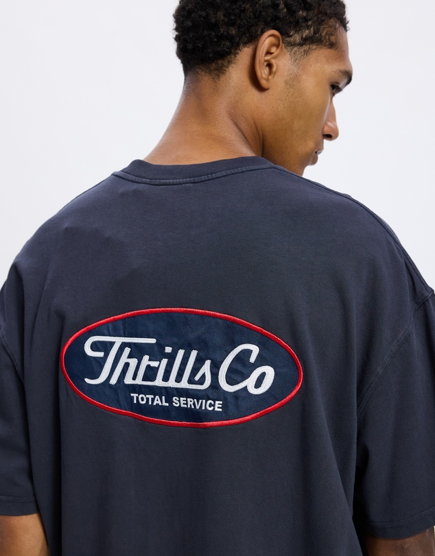 Thrills - Total Service Stacked Box Fit Oversize Tee