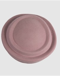 Max Alexander - Felt Dusty Pink Pillbox Hat