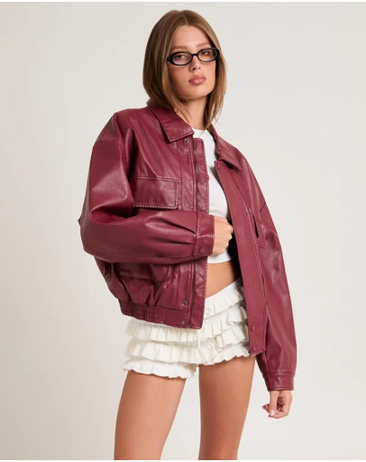 Alice In The Eve - Jen Oversized Patch Pocket Jacket