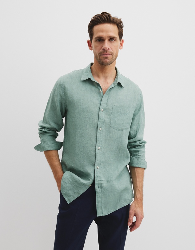 Country Road - Regular Fit Organically Grown Linen Shirt