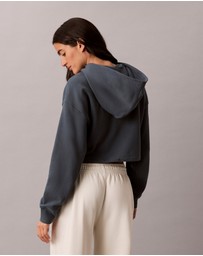 Calvin Klein Jeans - Monologo Terry Cropped Hoodie