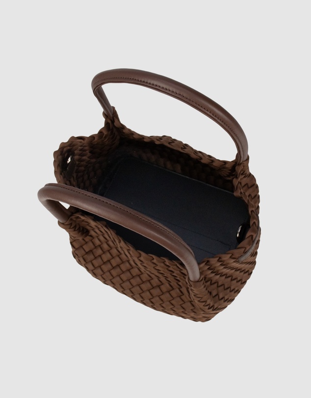 Chuchka - Woven Neoprene Mini Winona Tote Choc