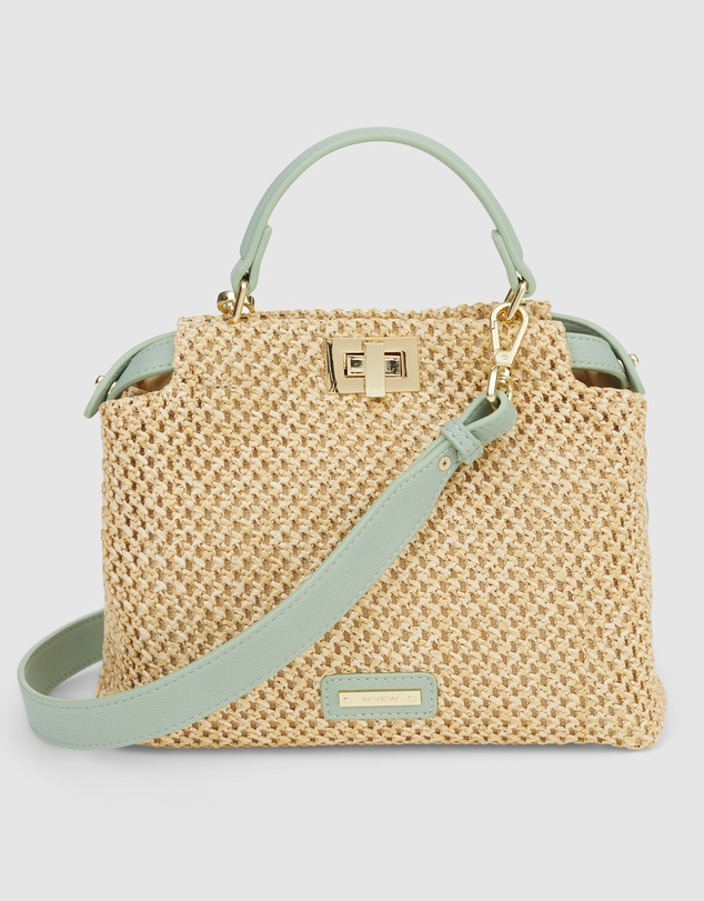 Review - Serena Raffia Bag