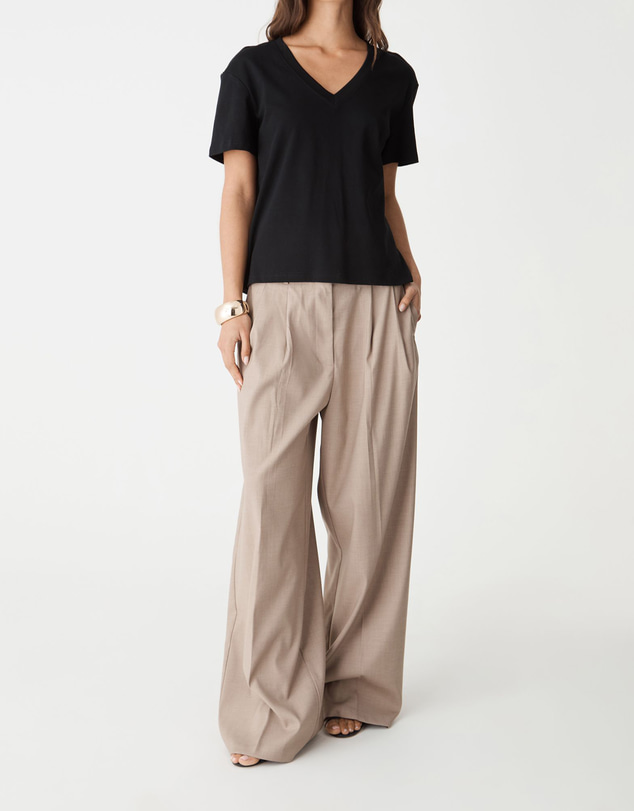 Forcast - May V-Neck Cotton T-Shirt