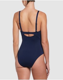 Nike - V-Neck One-Piece Swimsuit