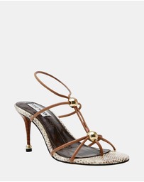 Steve Madden - Ramos Natural Snake Heels
