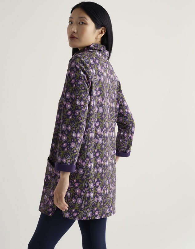 Seasalt - Seasalt Cornwall Purple Formative Brushed Back Jersey Tunic
