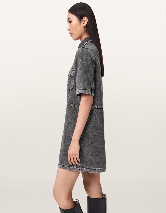AllSaints - Rock Denim Dress
