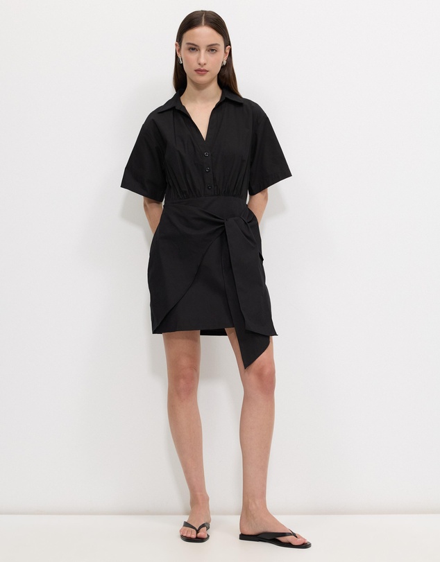 Calli - Tanner Wrap Shirt Dress