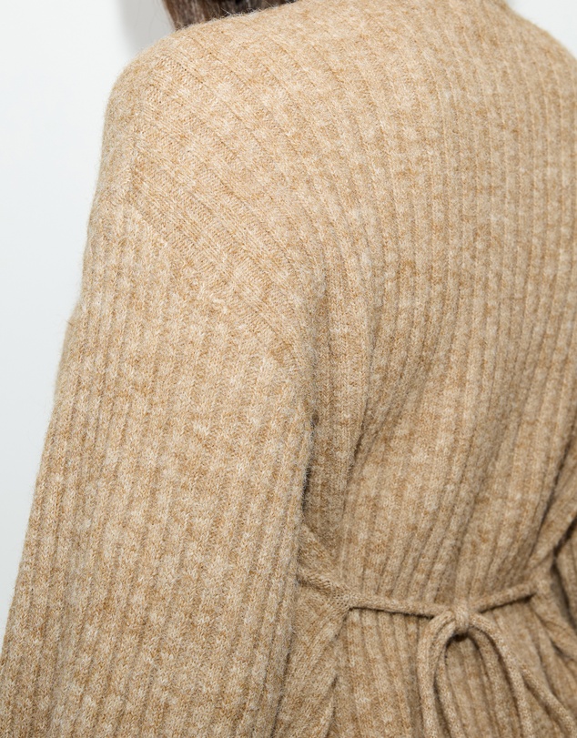 Dazie - Last Call Cinched Knit Cardigan