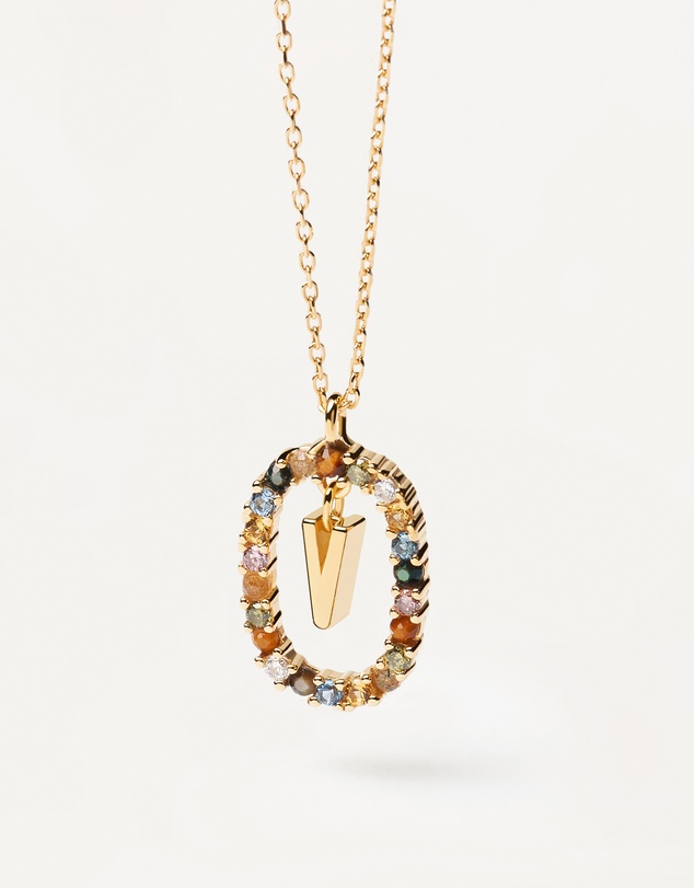 PDPAOLA - Letter V Necklace