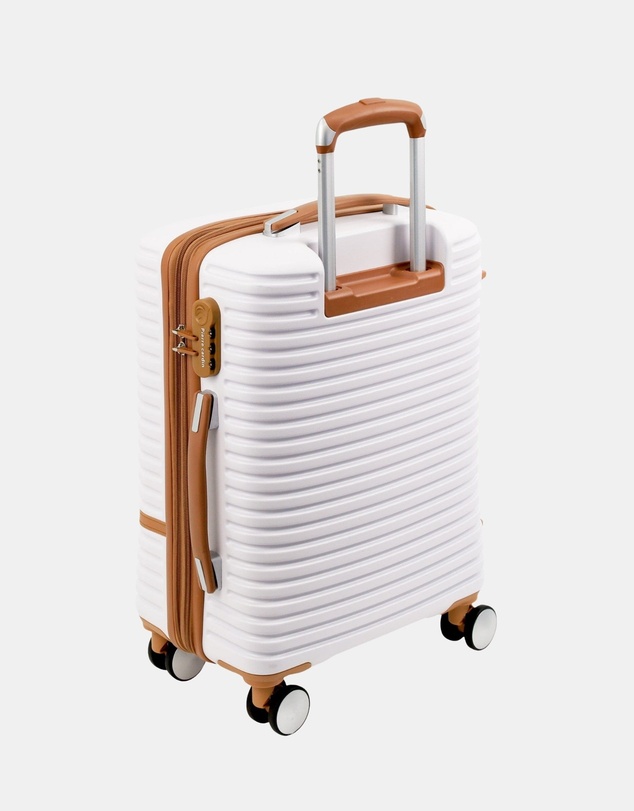 Pierre Cardin - Pierre Cardin Classique Cabin White Hard Shell with Mini Beauty Case Set