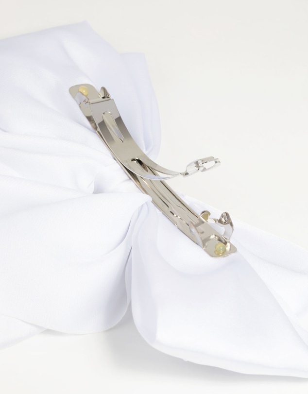 Lovisa - White Bow Clip